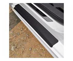 Auto Car Accessories Carbon Fiber Vinyl Door Sill Scuff Plate Sticker Protector