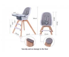 Baby High Chair Adjustable w/ Double Removable Tray Baby/Infants/Toddler - NEW