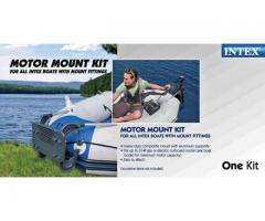 Intex Composite Support Boat Motor Mount Kit for Inflatable Fishing Boat or Raft